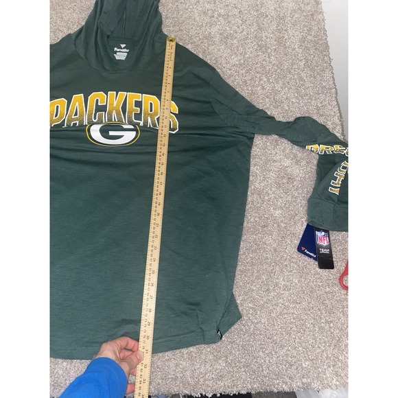 Green Bay Packers Mens 3XL Green Hoodie Pullover Active Wear Jacket NFL NFC - Picture 8 of 9